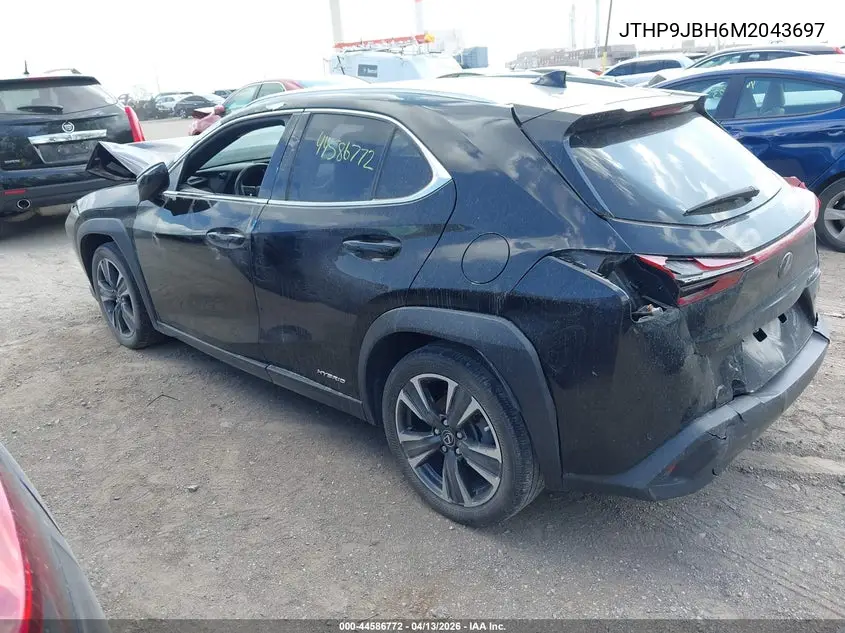 2021 Lexus Ux 250H VIN: JTHP9JBH6M2043697 Lot: 44586772