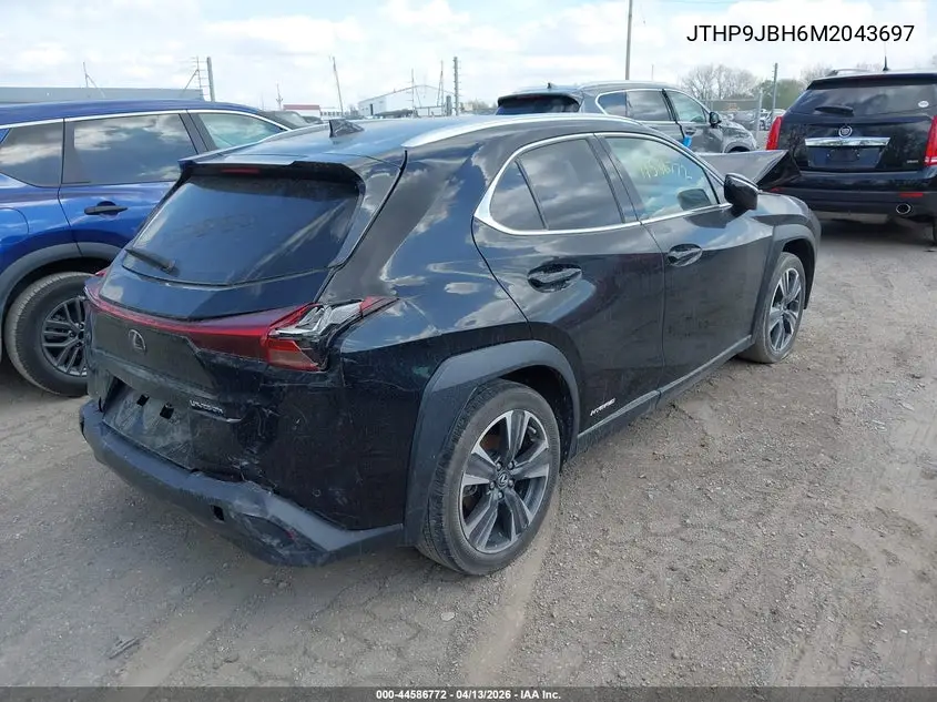 2021 Lexus Ux 250H VIN: JTHP9JBH6M2043697 Lot: 44586772