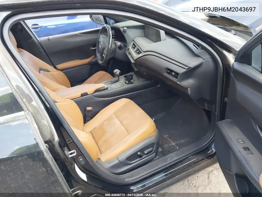 2021 Lexus Ux 250H VIN: JTHP9JBH6M2043697 Lot: 44586772