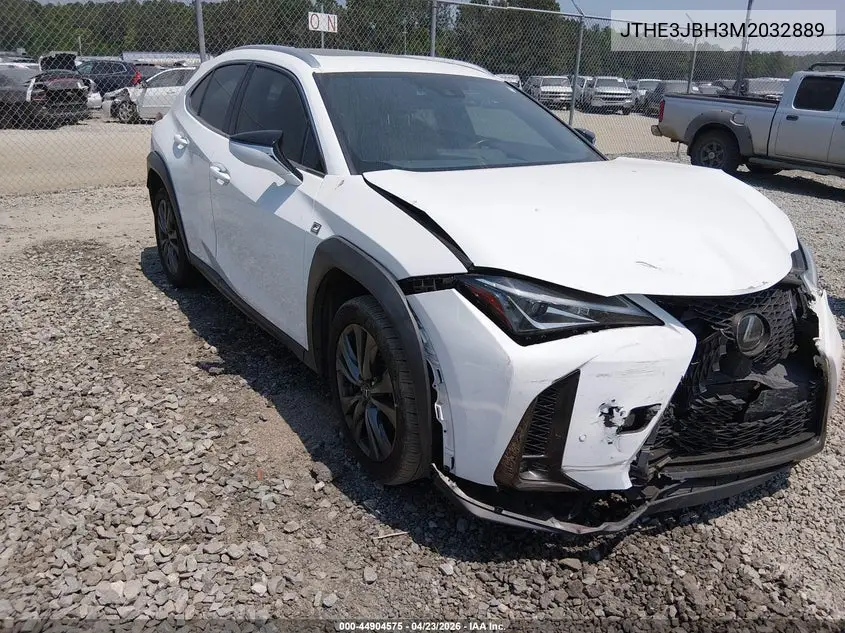 2021 Lexus Ux 200 F Sport VIN: JTHE3JBH3M2032889 Lot: 44904575