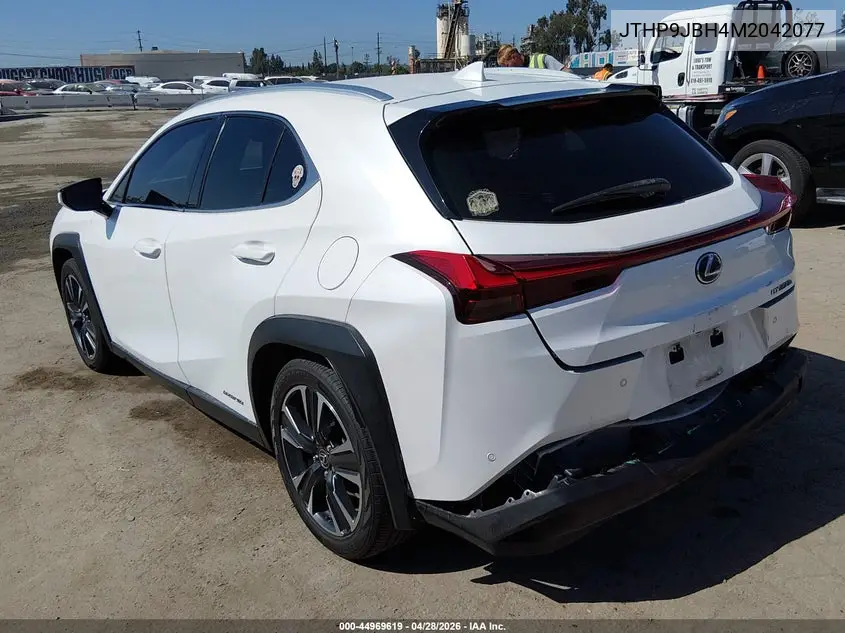 2021 Lexus Ux 250H VIN: JTHP9JBH4M2042077 Lot: 44969619
