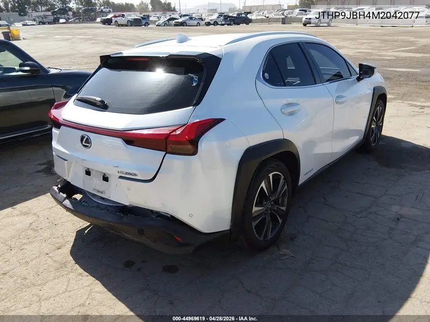 2021 Lexus Ux 250H VIN: JTHP9JBH4M2042077 Lot: 44969619
