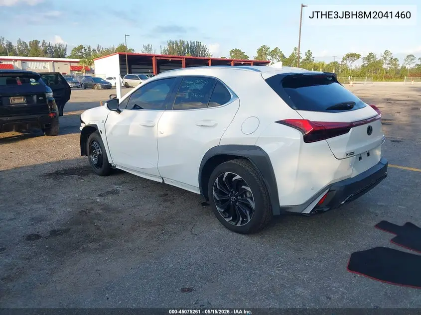 2021 Lexus Ux 200 F Sport VIN: JTHE3JBH8M2041460 Lot: 45075261