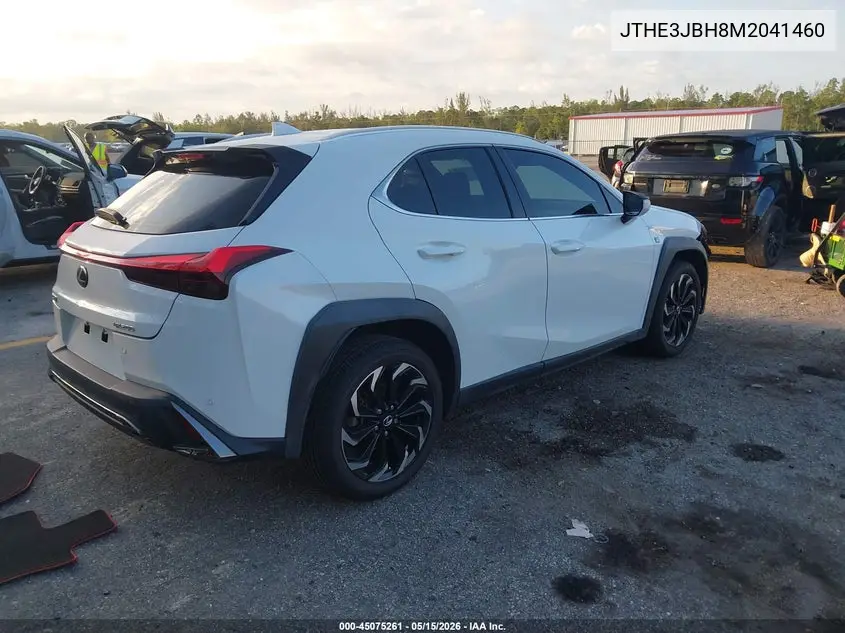 2021 Lexus Ux 200 F Sport VIN: JTHE3JBH8M2041460 Lot: 45075261