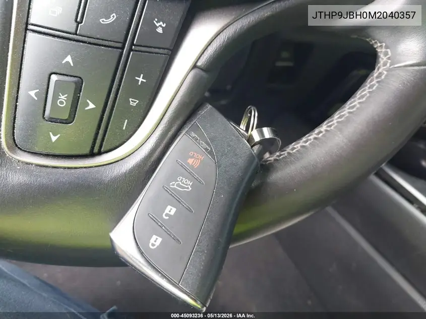 2021 Lexus Ux 250H VIN: JTHP9JBH0M2040357 Lot: 45093236