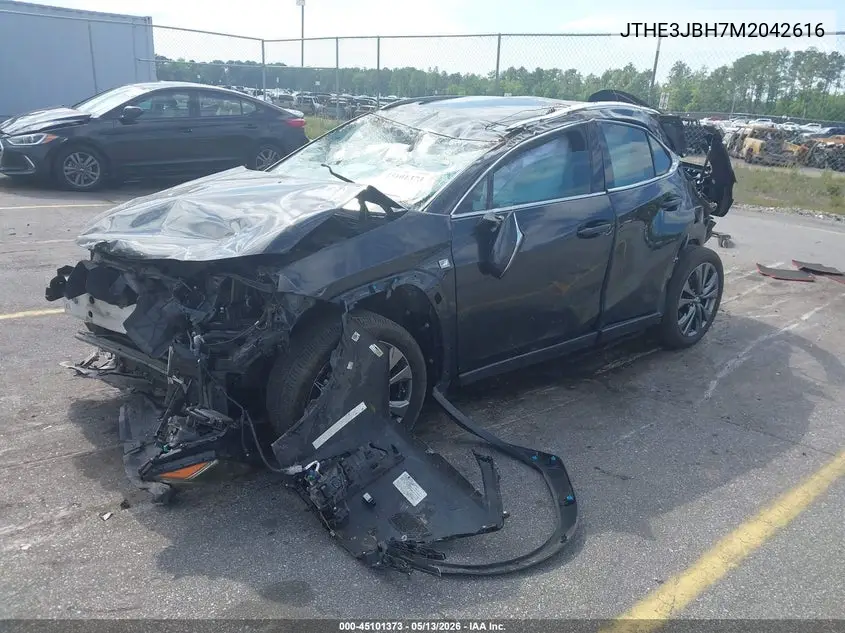 2021 Lexus Ux 200 F Sport VIN: JTHE3JBH7M2042616 Lot: 45101373