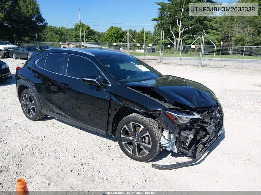2021 Lexus Ux 200 VIN: JTHP3JBH3M2033338 Lot: 45354023