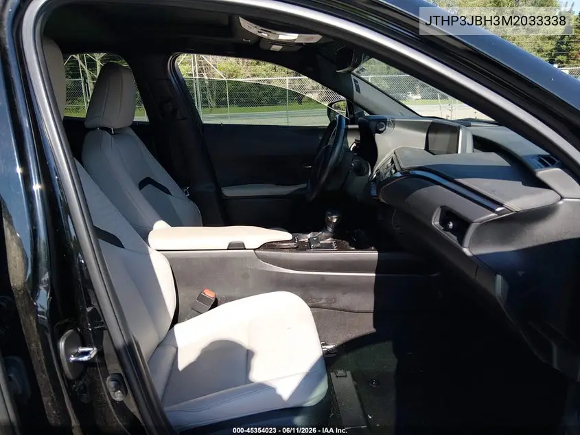 2021 Lexus Ux 200 VIN: JTHP3JBH3M2033338 Lot: 45354023