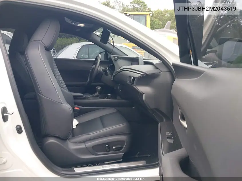 2021 Lexus Ux 200 VIN: JTHP3JBH2M2043519 Lot: 45386088