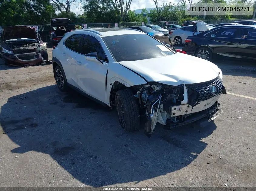 2021 Lexus Ux 200 VIN: JTHP3JBH2M2045271 Lot: 45496159