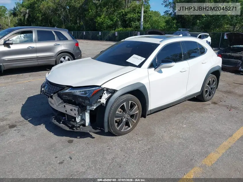 2021 Lexus Ux 200 VIN: JTHP3JBH2M2045271 Lot: 45496159