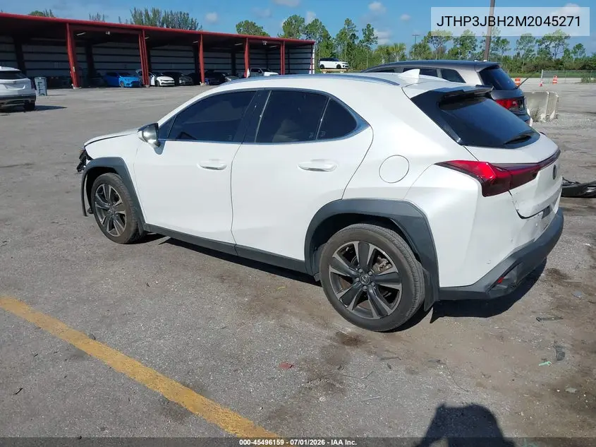 2021 Lexus Ux 200 VIN: JTHP3JBH2M2045271 Lot: 45496159