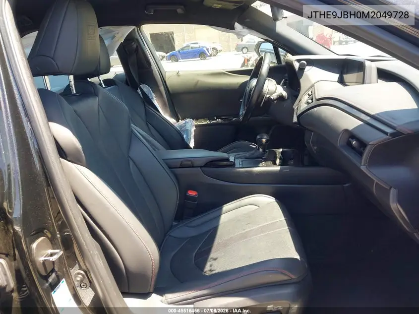 2021 Lexus Ux 250H F Sport VIN: JTHE9JBH0M2049728 Lot: 45516456