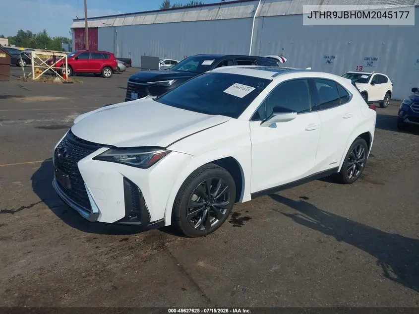 2021 Lexus Ux 250H F Sport VIN: JTHR9JBH0M2045177 Lot: 45627625