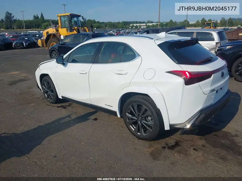 2021 Lexus Ux 250H F Sport VIN: JTHR9JBH0M2045177 Lot: 45627625