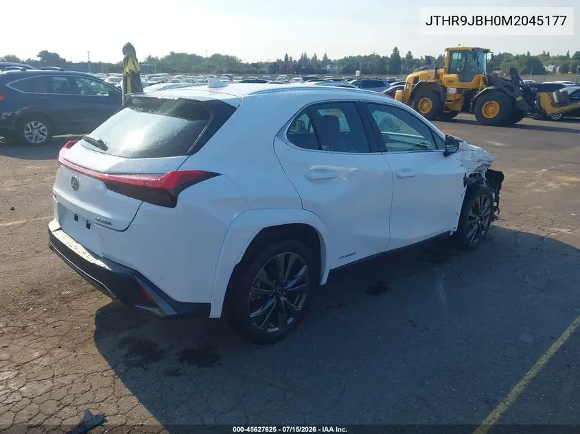 2021 Lexus Ux 250H F Sport VIN: JTHR9JBH0M2045177 Lot: 45627625