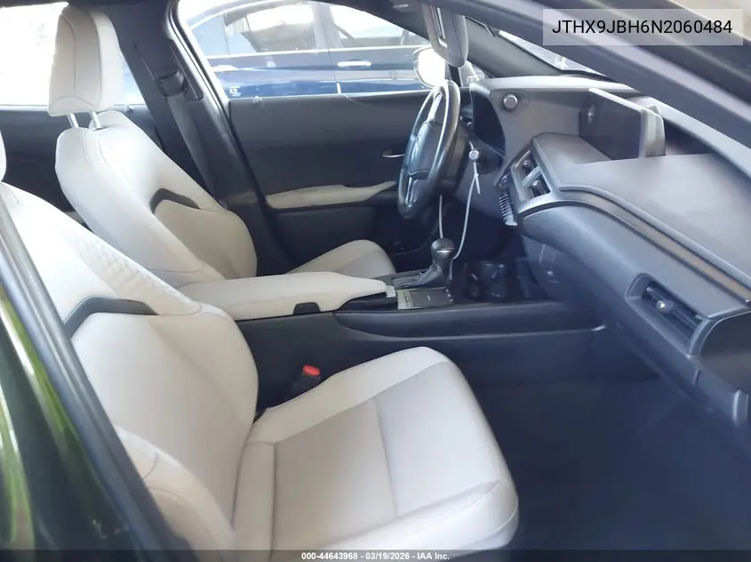2022 Lexus Ux 250H VIN: JTHX9JBH6N2060484 Lot: 44643968
