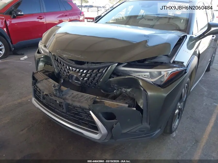 2022 Lexus Ux 250H VIN: JTHX9JBH6N2060484 Lot: 44643968
