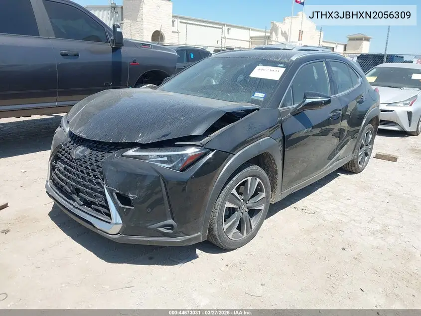 2022 Lexus Ux 200 Base/200 F Sport/200 Luxury VIN: JTHX3JBHXN2056309 Lot: 44673031