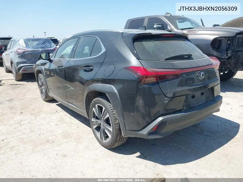 2022 Lexus Ux 200 Base/200 F Sport/200 Luxury VIN: JTHX3JBHXN2056309 Lot: 44673031