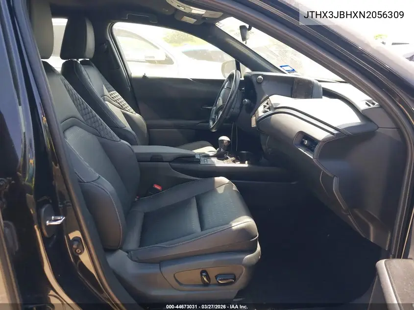 2022 Lexus Ux 200 Base/200 F Sport/200 Luxury VIN: JTHX3JBHXN2056309 Lot: 44673031
