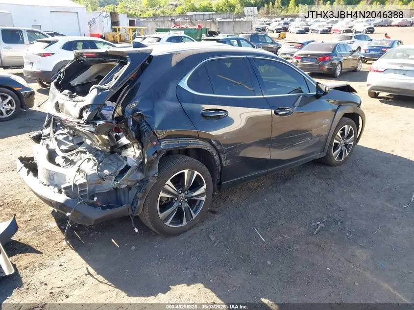 2022 Lexus Ux 200 VIN: JTHX3JBH4N2046388 Lot: 45256825