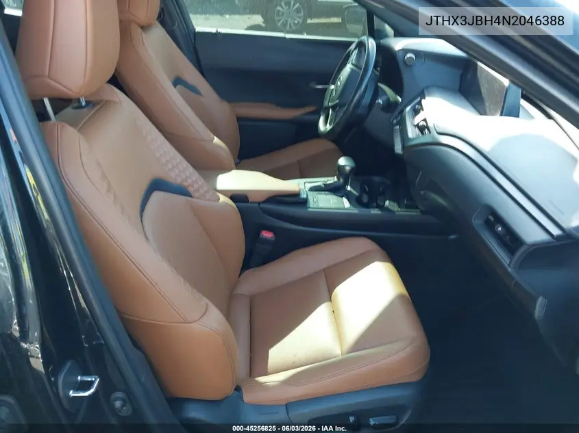 2022 Lexus Ux 200 VIN: JTHX3JBH4N2046388 Lot: 45256825