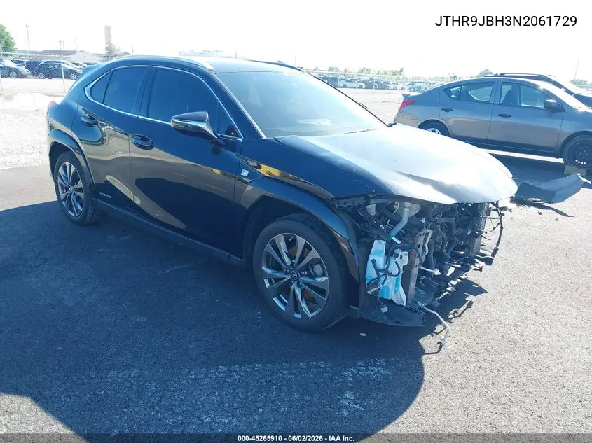 2022 Lexus Ux 250H F Sport VIN: JTHR9JBH3N2061729 Lot: 45265910