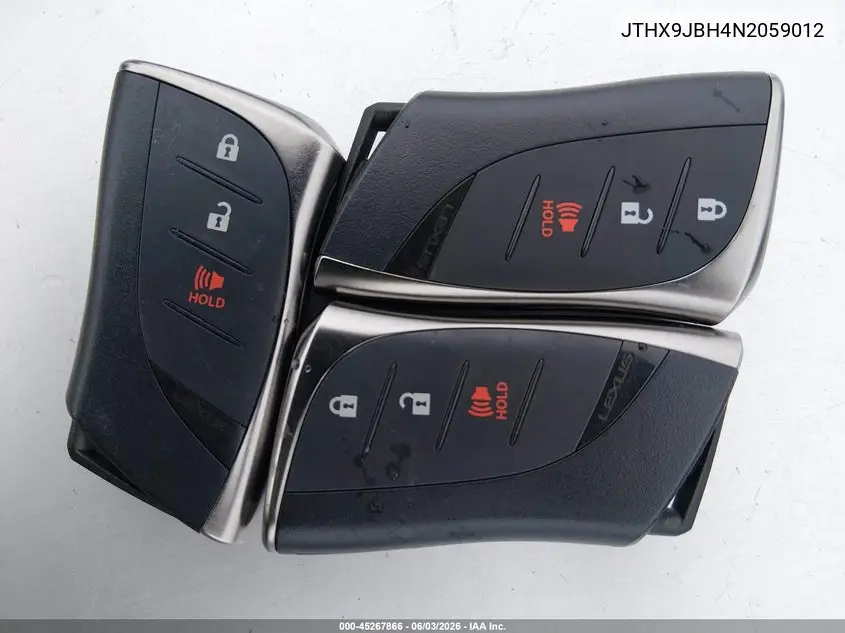 2022 Lexus Ux 250H VIN: JTHX9JBH4N2059012 Lot: 45267866