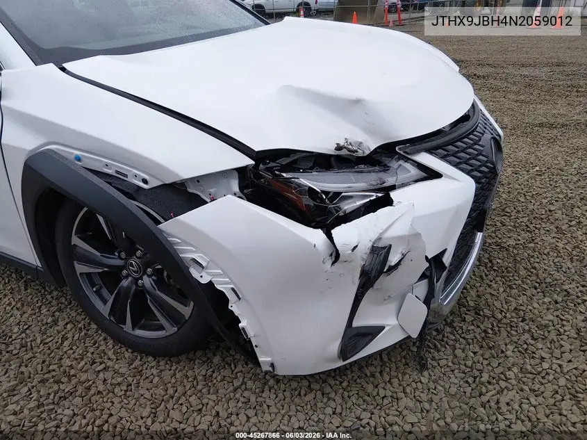 2022 Lexus Ux 250H VIN: JTHX9JBH4N2059012 Lot: 45267866