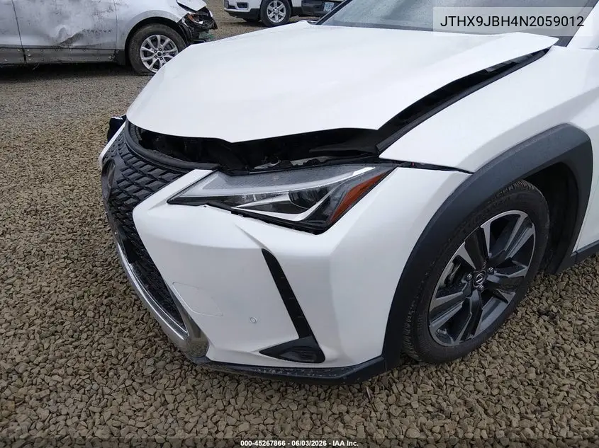 2022 Lexus Ux 250H VIN: JTHX9JBH4N2059012 Lot: 45267866