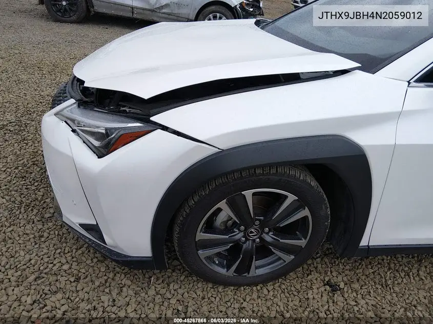 2022 Lexus Ux 250H VIN: JTHX9JBH4N2059012 Lot: 45267866