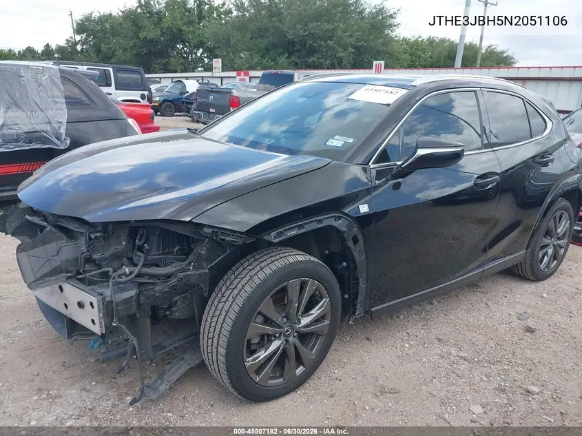 2022 Lexus Ux 200 F Sport VIN: JTHE3JBH5N2051106 Lot: 45507182