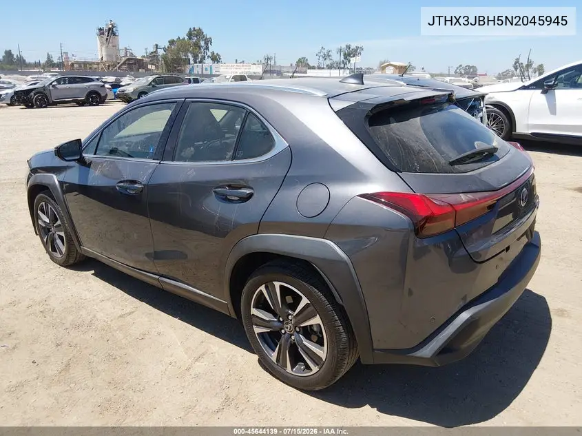 2022 Lexus Ux 200 VIN: JTHX3JBH5N2045945 Lot: 45644139
