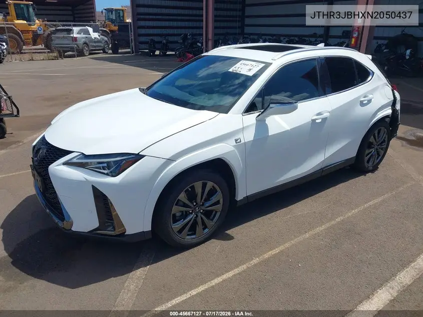 2022 Lexus Ux 200 F Sport VIN: JTHR3JBHXN2050437 Lot: 45667127