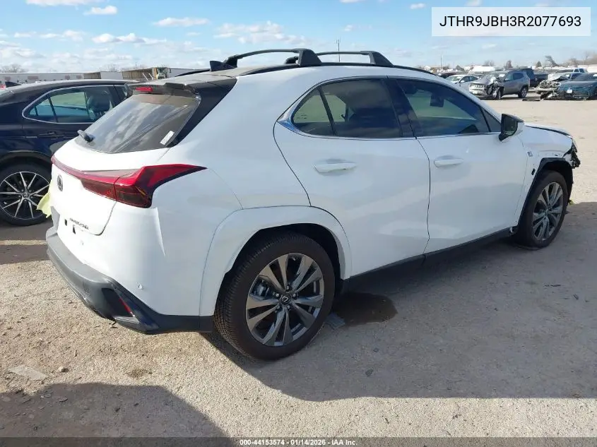 2024 Lexus Ux 250H F Sport Handling VIN: JTHR9JBH3R2077693 Lot: 44153574