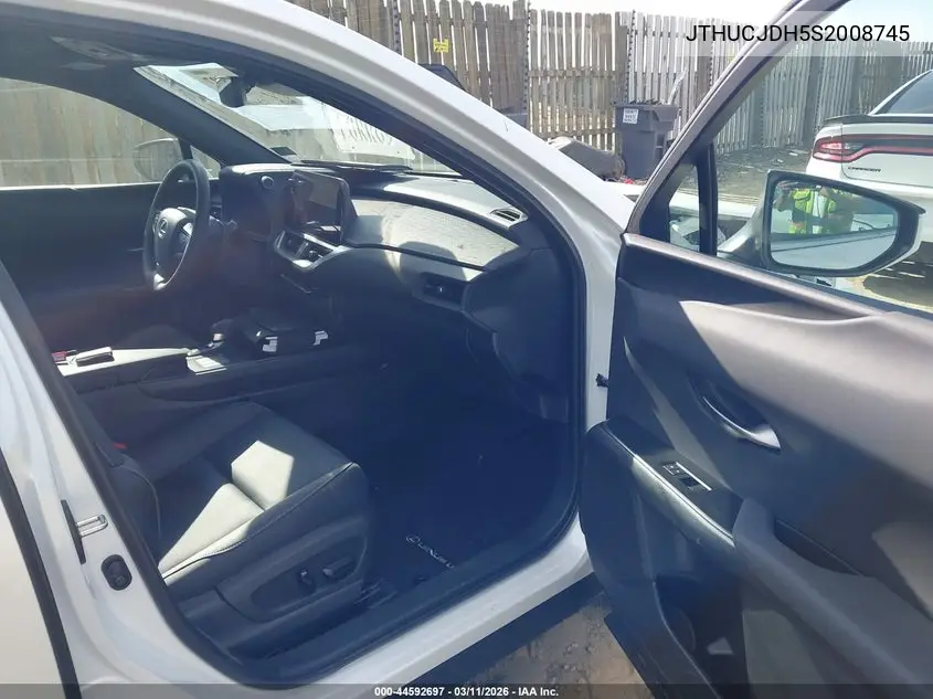 2025 Lexus Ux 300H Premium VIN: JTHUCJDH5S2008745 Lot: 44592697