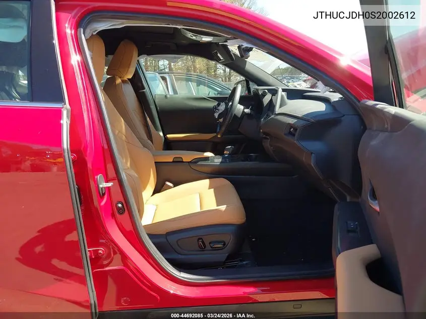 2025 Lexus Ux 300H Premium VIN: JTHUCJDH0S2002612 Lot: 44692085