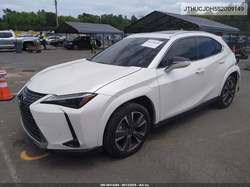 2025 Lexus Ux 300H Premium VIN: JTHUCJDH5S2009149 Lot: 45314394