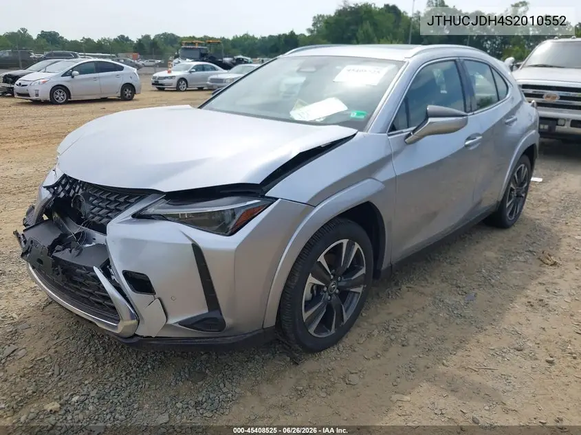 2025 Lexus Ux 300H Premium VIN: JTHUCJDH4S2010552 Lot: 45408525