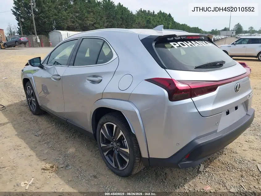 2025 Lexus Ux 300H Premium VIN: JTHUCJDH4S2010552 Lot: 45408525