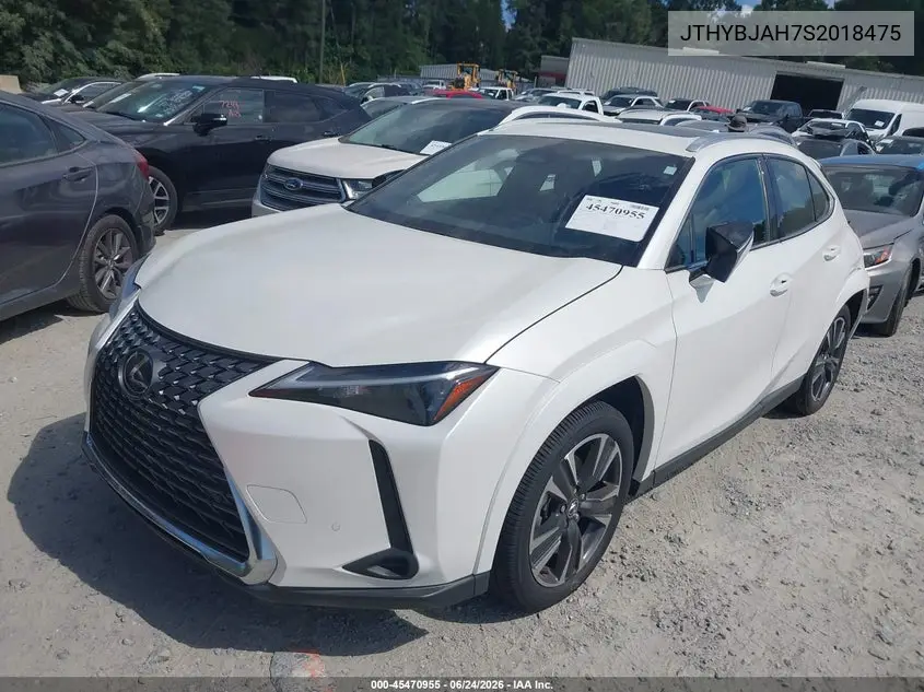 2025 Lexus Ux 300H Premium VIN: JTHYBJAH7S2018475 Lot: 45470955