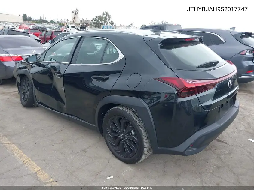 2025 Lexus Ux 300H VIN: JTHYBJAH9S2017747 Lot: 45507530