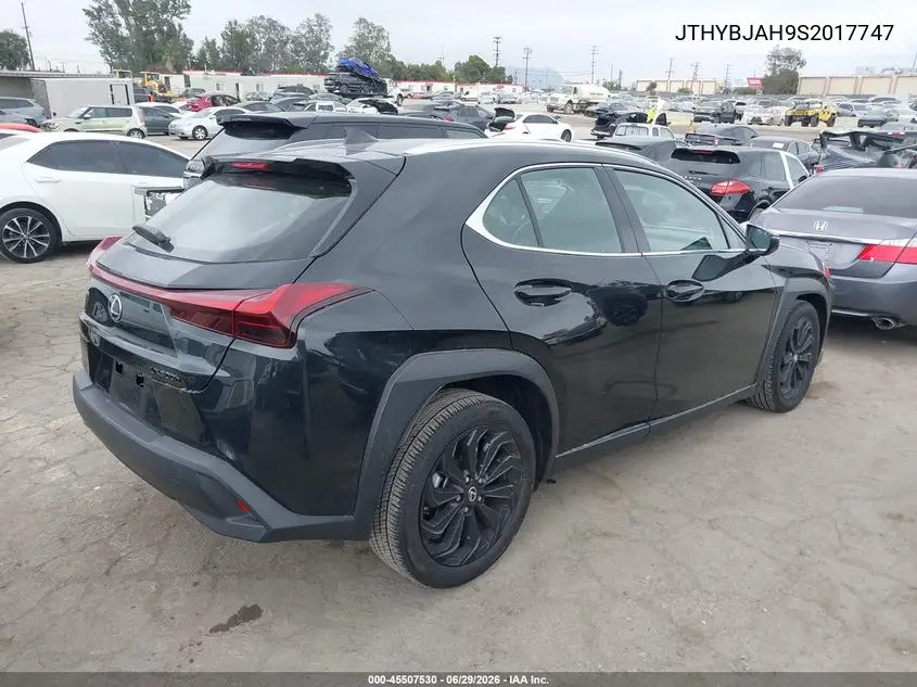 2025 Lexus Ux 300H VIN: JTHYBJAH9S2017747 Lot: 45507530