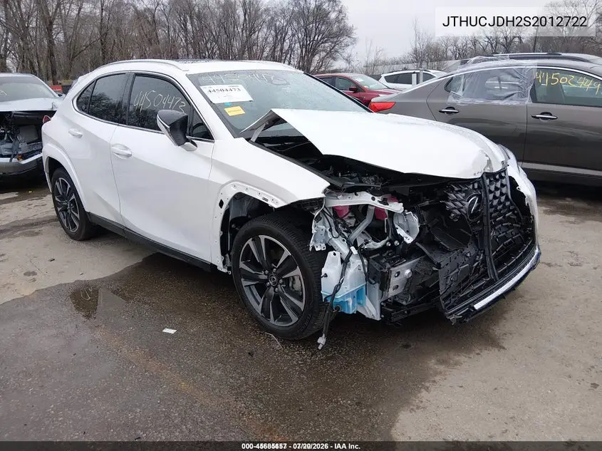 2025 Lexus Ux 300H Premium VIN: JTHUCJDH2S2012722 Lot: 45685657