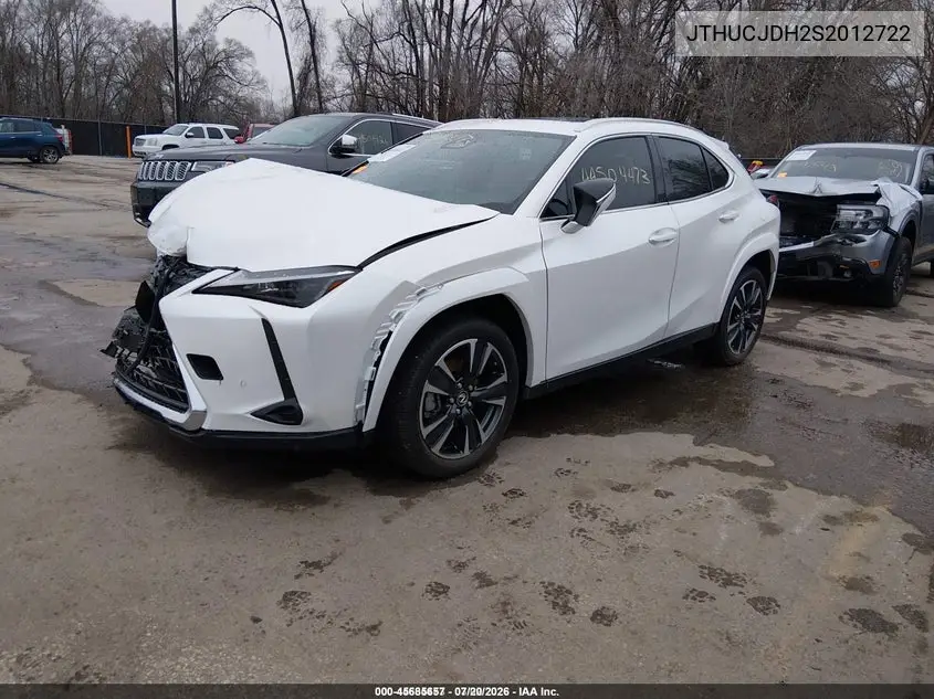 2025 Lexus Ux 300H Premium VIN: JTHUCJDH2S2012722 Lot: 45685657