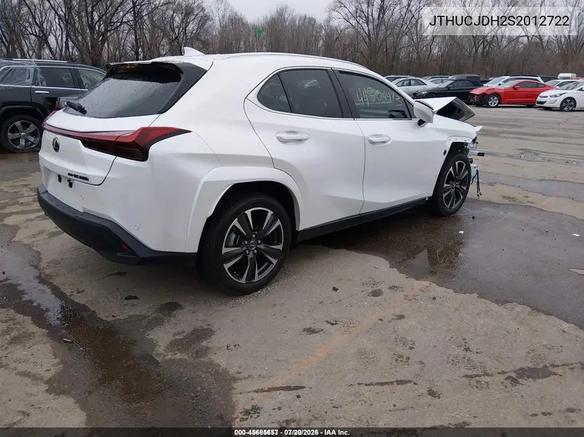 2025 Lexus Ux 300H Premium VIN: JTHUCJDH2S2012722 Lot: 45685657