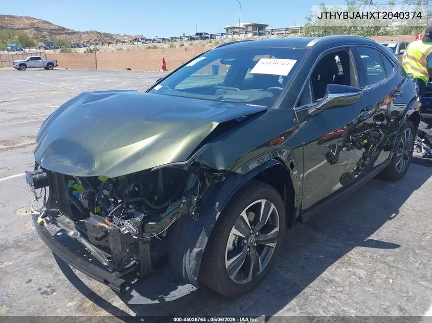 2026 Lexus Ux 300H Premium VIN: JTHYBJAHXT2040374 Lot: 45036764