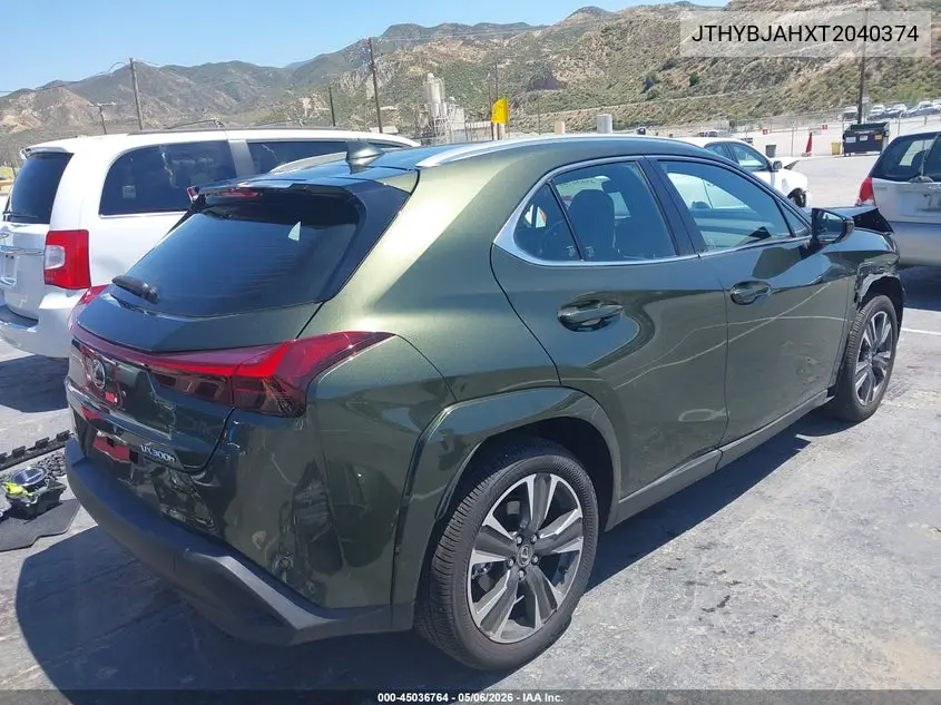2026 Lexus Ux 300H Premium VIN: JTHYBJAHXT2040374 Lot: 45036764