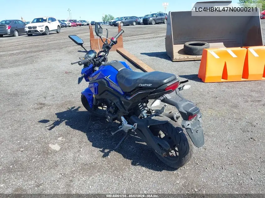 2022 Lifan C25 VIN: LC4HBKL47N0000211 Lot: 45001755